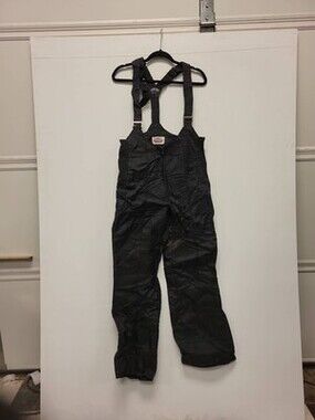 Pedigree Vintage Black Snow Ski Bibs Insulated Pants Adult Medium Winter Gear